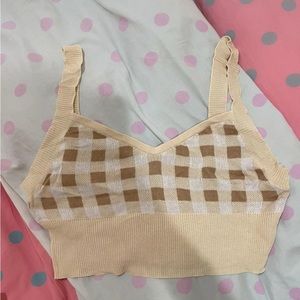 Plaid Tank top